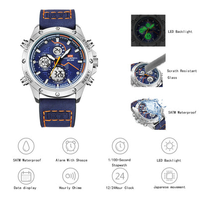 Reloj Deportivo Multifunción para Hombre con Tecnología Digital - Image 3