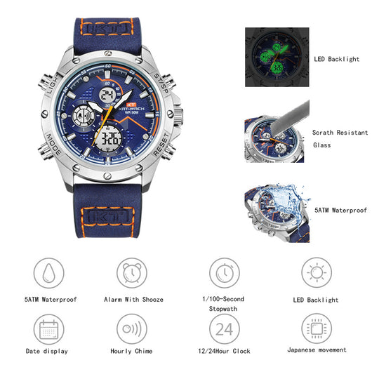 Reloj Deportivo Multifunción para Hombre con Tecnología Digital - Image 3