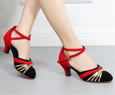 Zapatos de Danza Latina para Mujer - Suela Blanda y Flexible Todo Clima - Image 9