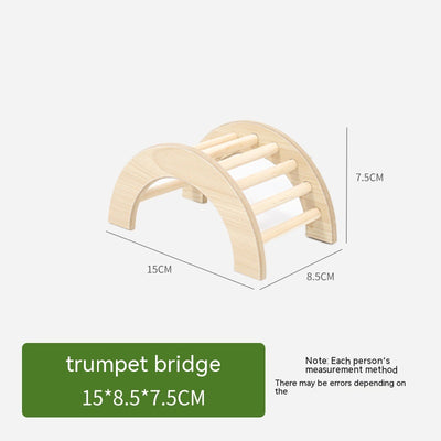 Set de Decoración y Juego para Hámster: Puente, Escalera y Arco - Image 6