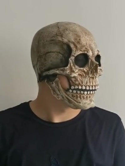 Máscara Cráneo Móvil 3D con Mandíbula Articulada - Disfraz Horror Profesional - Image 2