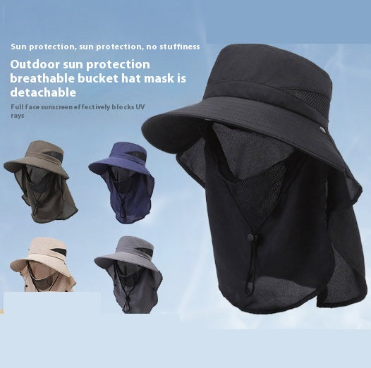 Sombrero Pescador de Ala Ancha con Protección UV para Hombre
