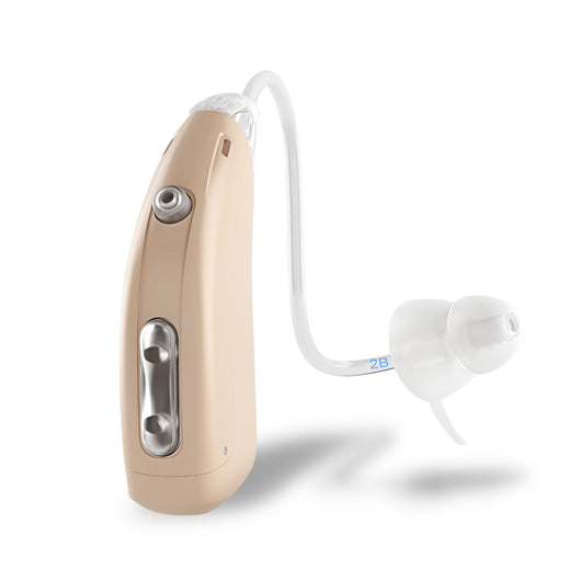 Audífono Retroauricular Recargable de Conducción Abierta para Adultos Mayores - Image 5