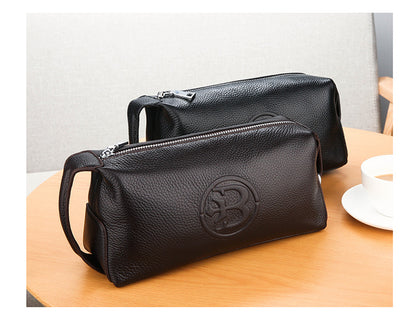 Bolsa de Cuero Genuino Impermeable para Hombre - Image 17