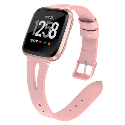 Reloj de Pulsera con Correa de Cuero Estampado y Abertura Angosta - Image 3