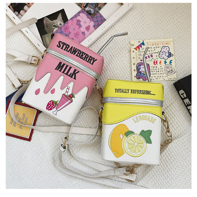 Bolso Bandolera Frutal Bordado - Fresa y Limón - Image 29