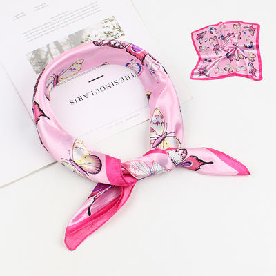 Pañuelo Cuadrado Estampado Mariposas - Accesorio de Moda Elegante para Mujer - Image 11
