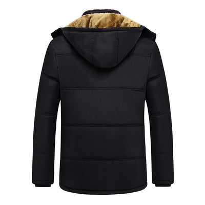 Abrigo Elegante de Algodón Afelpado para Hombre - Image 9