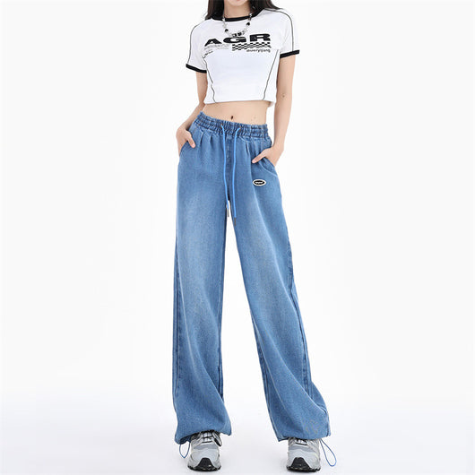 Jeans Anchos de Tencel y Seda Fría - Comodidad Ultraligera - Image 6