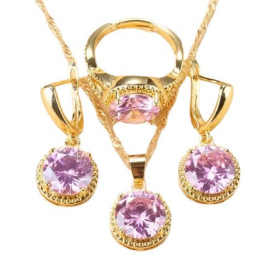 Conjunto de Joyas Elegantes: Aretes, Anillo y Collar - Image 14