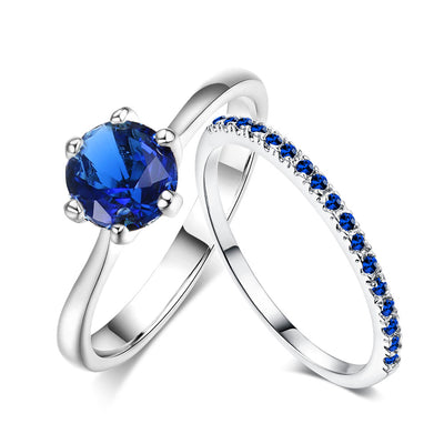 Anillo Dorado Seis Garra con Circonitas Microset - Image 4