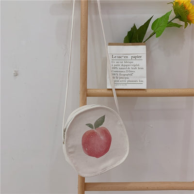 Bolsa de Lona Pequeña con Flores Estilo Japonés para Mujer - Image 6