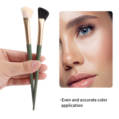 Brocha Abanico para Contorno Nasal - Herramienta de Maquillaje Profesional Suave y Precisa - Image 6