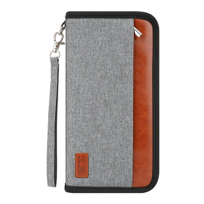 Cartera de Viaje Antirrobo con RFID - Organizador de Documentos de Gran Capacidad - Image 4