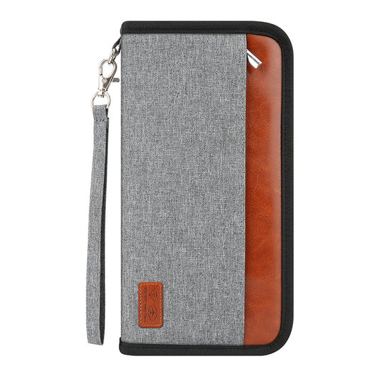 Cartera de Viaje Antirrobo con RFID - Organizador de Documentos de Gran Capacidad - Image 4