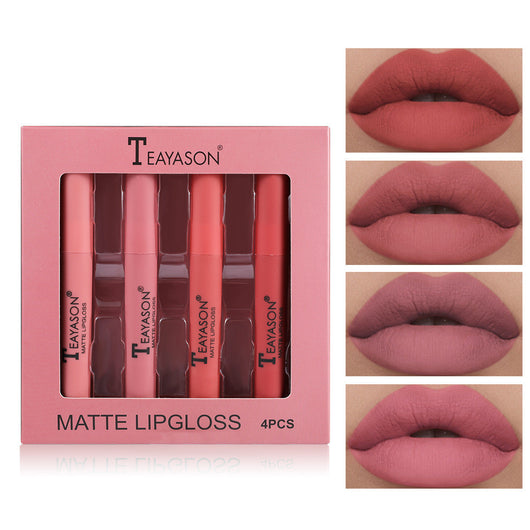 Set de Labiales Mate Aterciopelados y Brillos Líquidos - Image 11