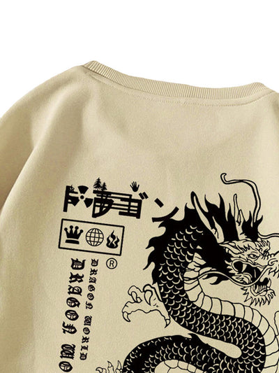 Sudadera Holgada Estampado Dragón Tokio Otoño Invierno - Image 6