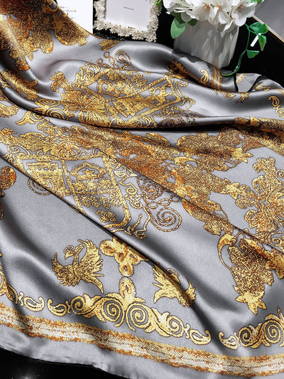 Pañuelo de Seda Grande Cuadrado para Mujer - Image 11
