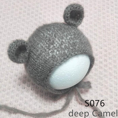 Gorro Suave de Mohair para Fotografía de Bebés - Tejido Artesanal - Image 54