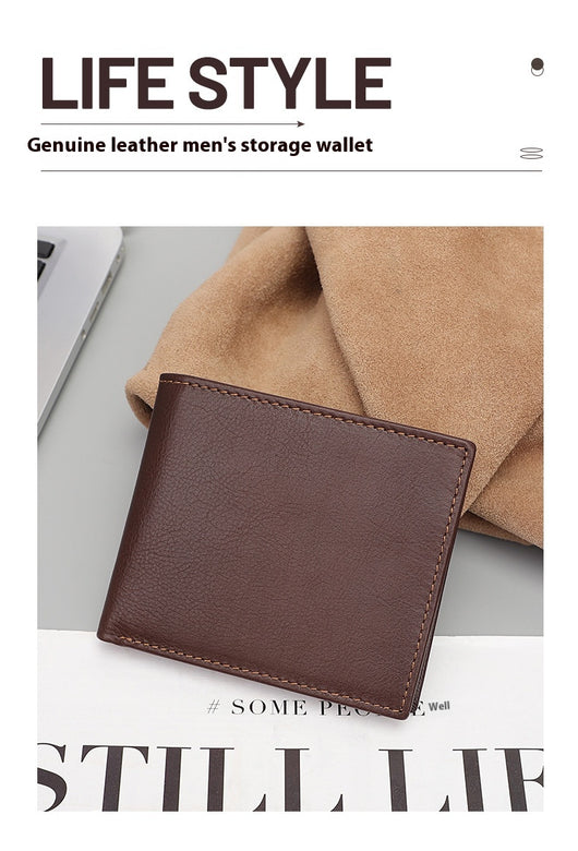 Billetera Retro de Cuero Genuino para Hombre - Image 12