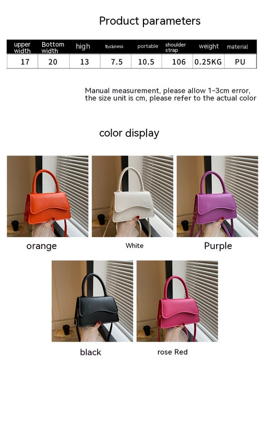 Bolsa Mensajero de Lona Elegante Color Sólido - Image 9