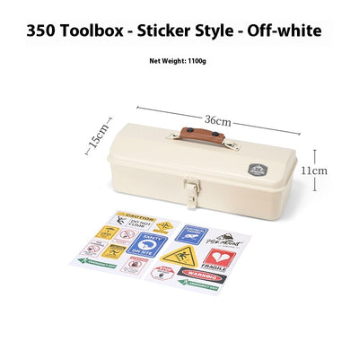 Caja de Herramientas para Camping Outdoor con Compartimentos y Stickers - Image 9