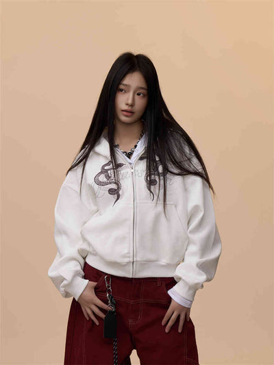 Sudadera Estampada con Capucha Retro para Mujer - Image 4