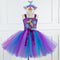 Vestido Princesa Sirena de Tul Brillante para Niñas