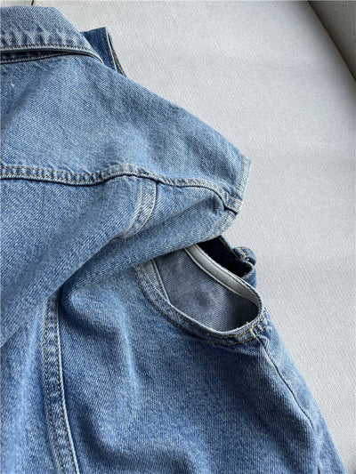 Chaleco Denim Suelto sin Mangas para Mujer - Image 19