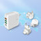 Cargador Rápido USB Multi-Puerto 5V2A QC3.0 Certificado CE - Viajes
