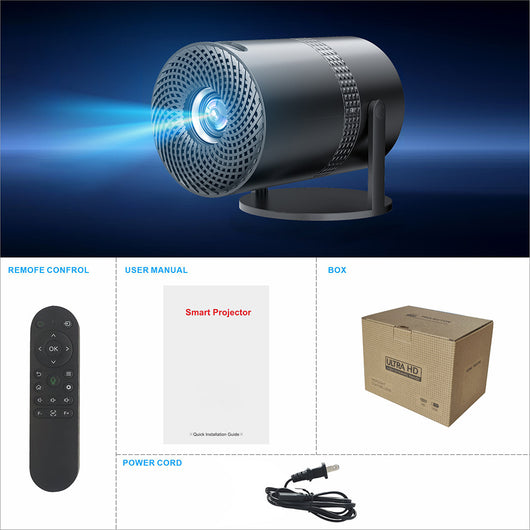 Proyector Portátil Android P300 Full HD 1080p para Cine en Casa - Image 12