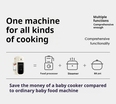 Robot de Cocina Multifunción para Bebés con Cocción y Mezcla Integradas - Image 6