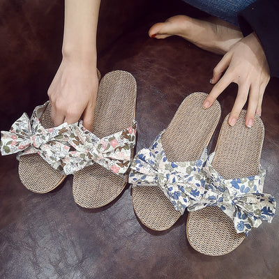 Pantuflas Antideslizantes con Moño - Comodidad y Seguridad para el Hogar - Image 3