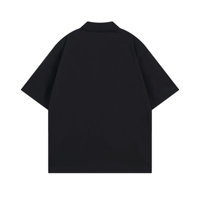 Camisa Casual de Verano con Estampado de Letras para Hombre - Image 15