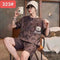 Conjunto Veraniego Hombre Estilo Coreano Manga Corta Holgado