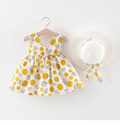 Conjunto de Falda y Blusa de Manga Corta para Niñas - Verano - Image 4