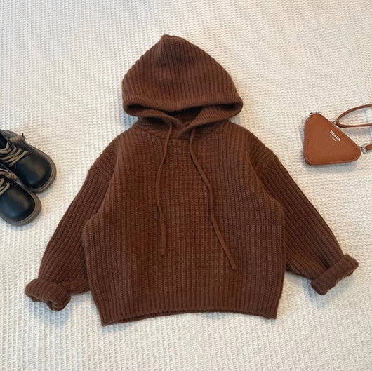 Cardigan Hoodie Infantil Otoño Invierno - Suéter Abrigado para Niños y Niñas - Image 9