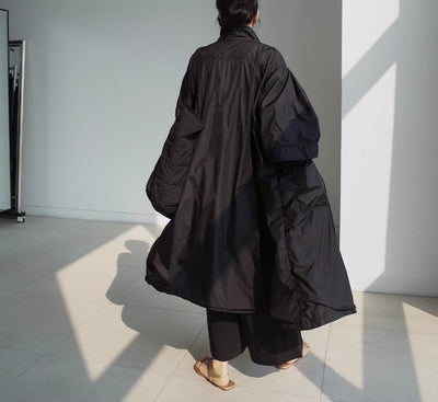 Abrigo Largo Tipo Gabardina para Mujer Talla Grande - Primavera y Otoño - Image 31