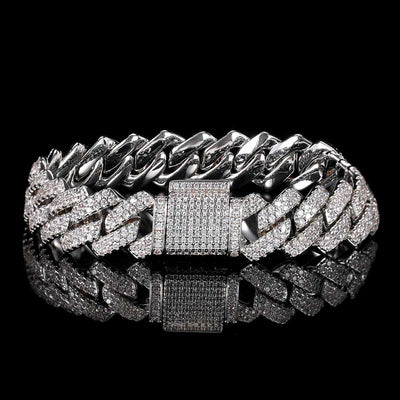 Pulsera Hip Hop Doble Fila 14mm - Estilo Urbano Premium - Image 8