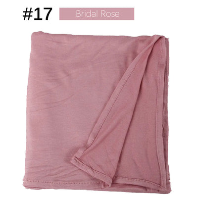 Bufanda de Jersey de Algodón Mercerizado con Puntas Cerradas - Image 79