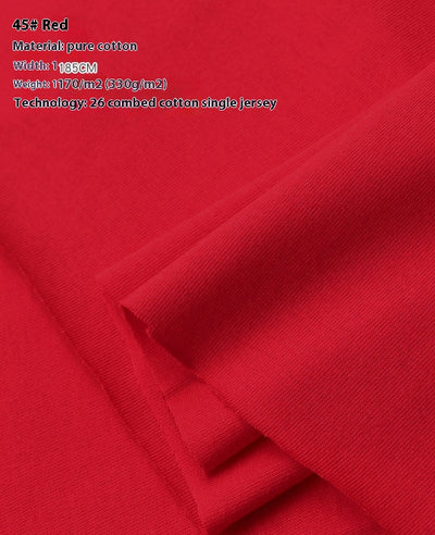 Camiseta de Algodón Xinjiang para Niños - Tejido Ligero Primavera Verano - Image 59