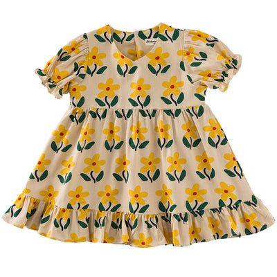 Vestido Infantil de Verano con Estampado Floral - Image 6