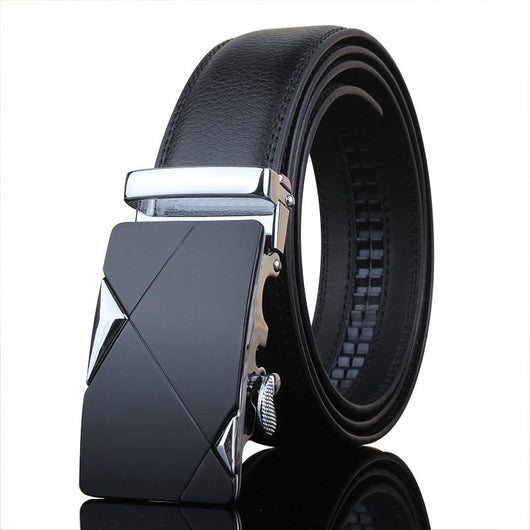 Cinturón de Cuero para Hombre con Hebilla Automática - Image 41
