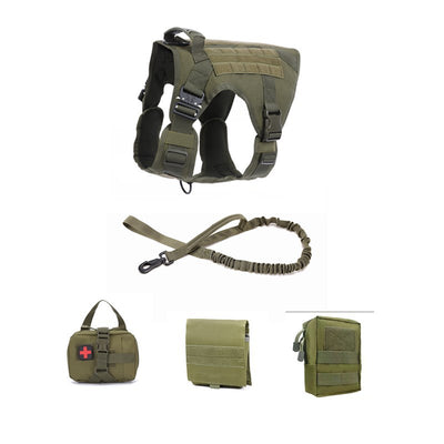 Chaleco Táctico para Perros con Desmontaje Rápido - Ropa de Entrenamiento - Image 9