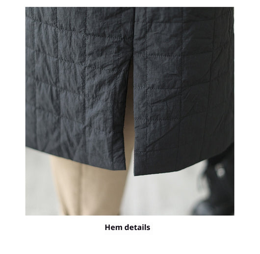 Abrigo de Algodón con Botones de Nudo Chino Retro para Mujer - Image 13