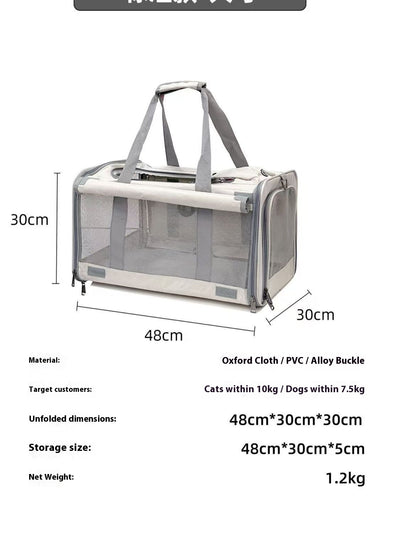 Bolsa Transportadora Premium para Mascotas - Gran Capacidad y Portabilidad - Image 6