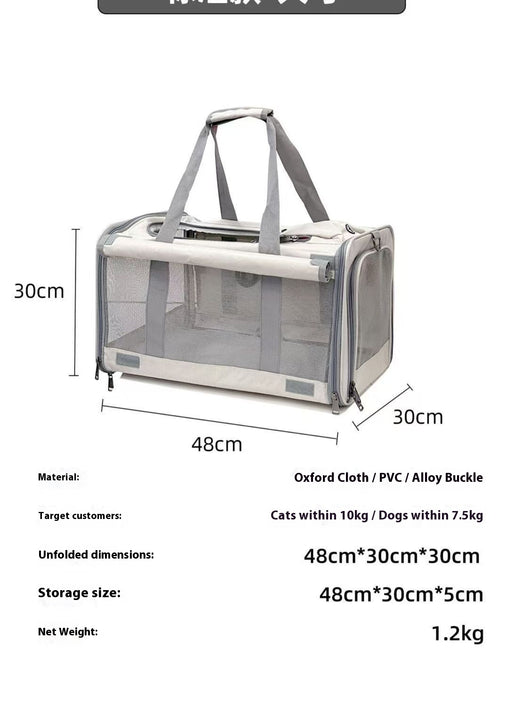 Bolsa Transportadora Premium para Mascotas - Gran Capacidad y Portabilidad - Image 6