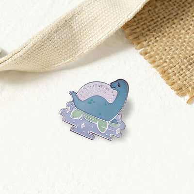 Broche Dinosaurio Nadador Kawaii - Image 3