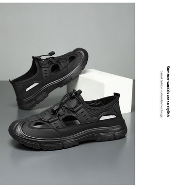 Sandalias Deportivas con Botón Giratorio para Hombre - Comodidad Playa y Casual - Image 19