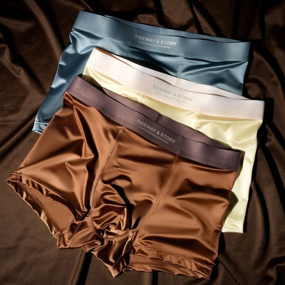 Bóxers de Seda Helada para Hombre - Lujo Ligero con Satén Premium - Image 16